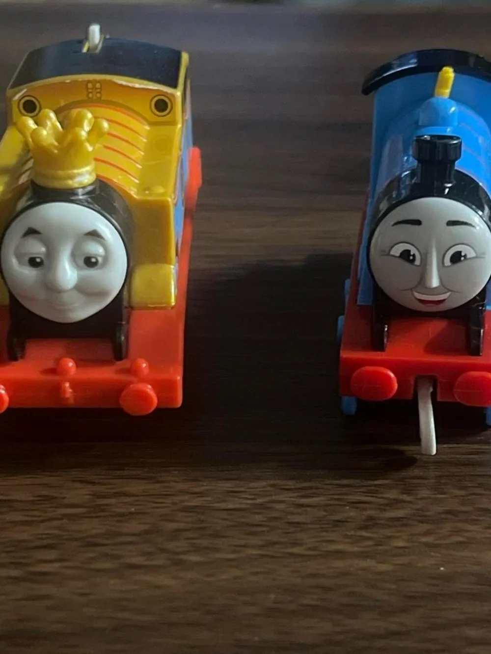 Thomas & Friends Blue and Yellow Crown Engine Toy Pair